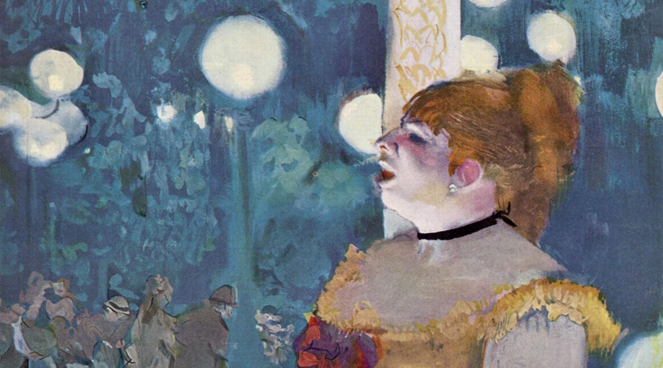 Edgar Degas, At the Café-Concert: The Song of the Dog