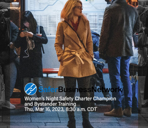 Women's Night Safety Charter Champion and Bystander Training