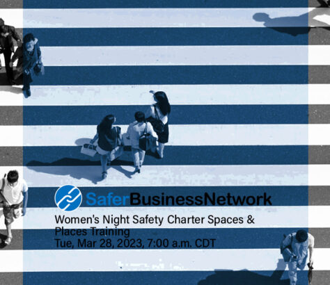 Women's Night Safety Charter Spaces & Places Training